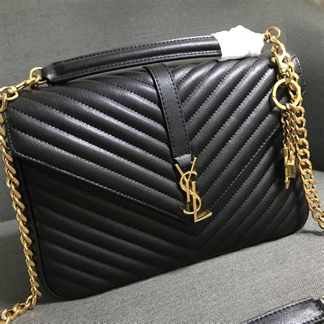 second hand black ysl bag|YSL overnight bags.